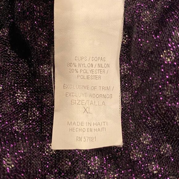 Genie Costume Purple Size XL - Picture 9 of 11